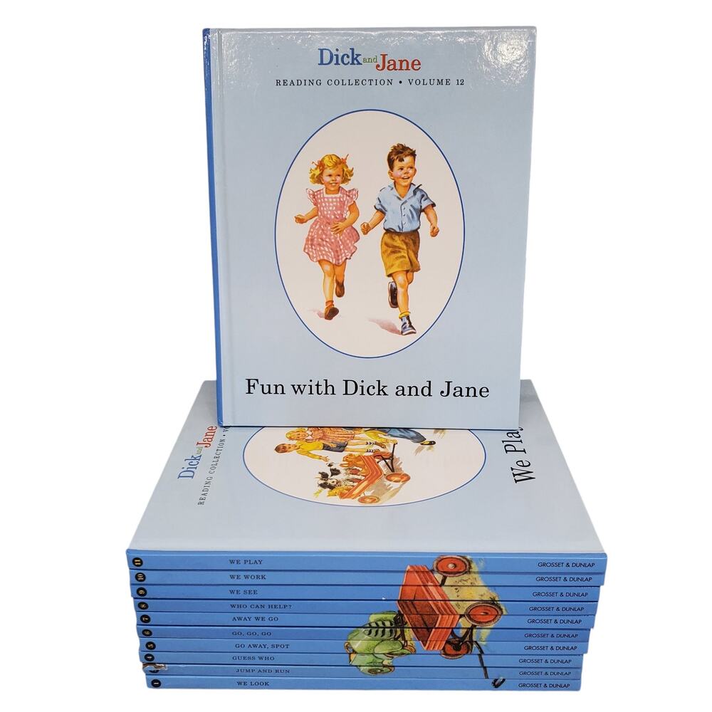 Dick and Jane Reading Collection 11 Volume Hardcover Set Grosset & Dunlap